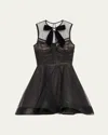 Bronx And Banco Charlotte Mini Dress In Black