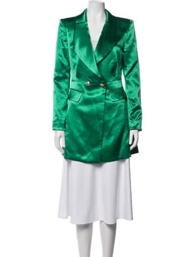 Pre-owned Bronx And Banco Coat In Green