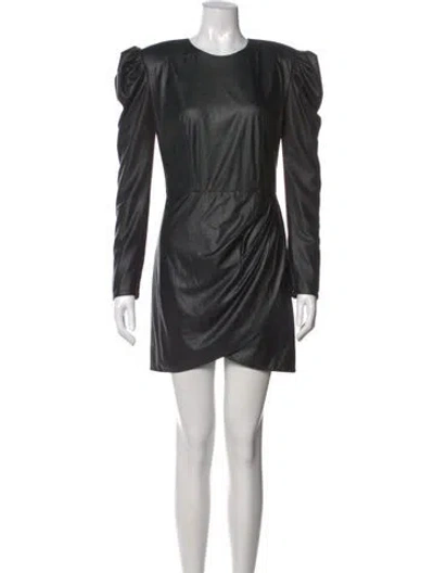 Pre-owned Bronx And Banco Crew Neck Mini Dress In Gray