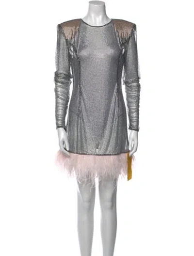 Pre-owned Bronx And Banco Crew Neck Mini Dress In Multi