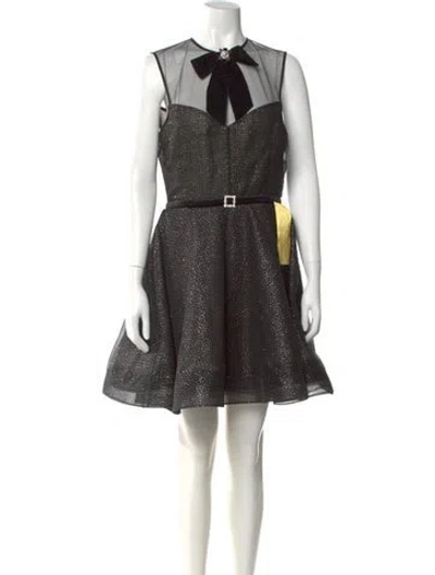 Pre-owned Bronx And Banco Crew Neck Mini Dress W/ Tags In Black