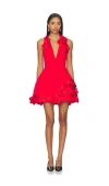Bronx And Banco Estelle Mini Dress In Red
