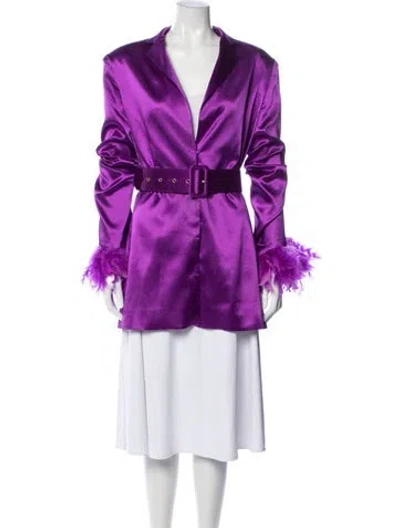 Pre-owned Bronx And Banco Evening Jacket In Purple