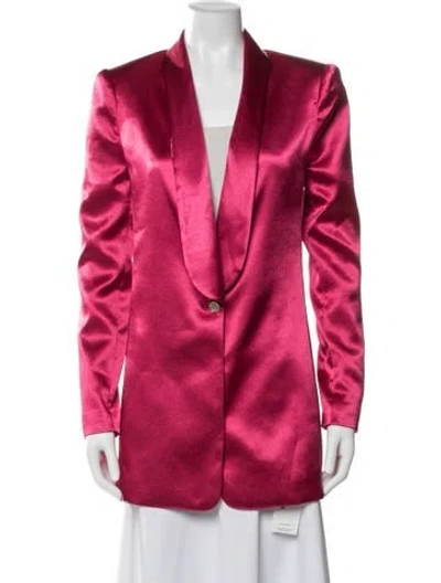 Pre-owned Bronx And Banco Faux Fur Coat In Pink