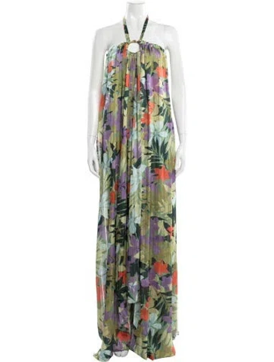 Pre-owned Bronx And Banco Floral Print Long Dress