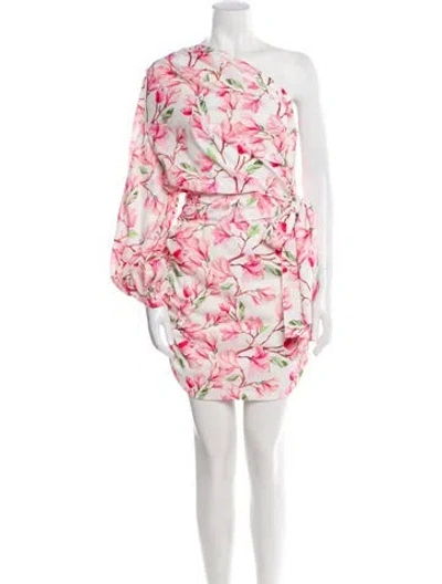 Pre-owned Bronx And Banco Floral Print Mini Dress In Pink