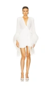 Bronx And Banco Geisha Blanc Mini Dress In 白色