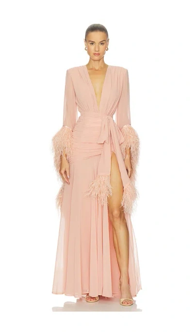 Bronx And Banco Geisha Maxi Dress In Pink