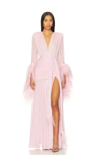Bronx And Banco Geisha Maxi Dress In Pink