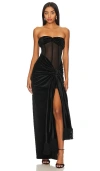 Bronx And Banco Gina Gown In Black