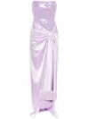 BRONX AND BANCO GINA SEQUINNED SATIN GOWN