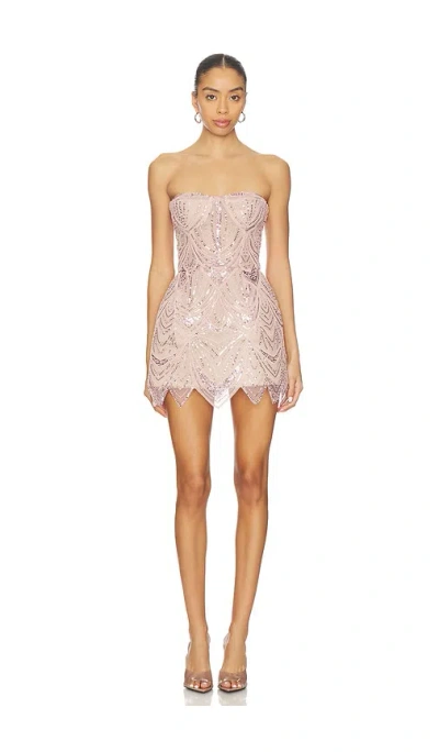 Bronx And Banco Giselle Mini Dress In Purple