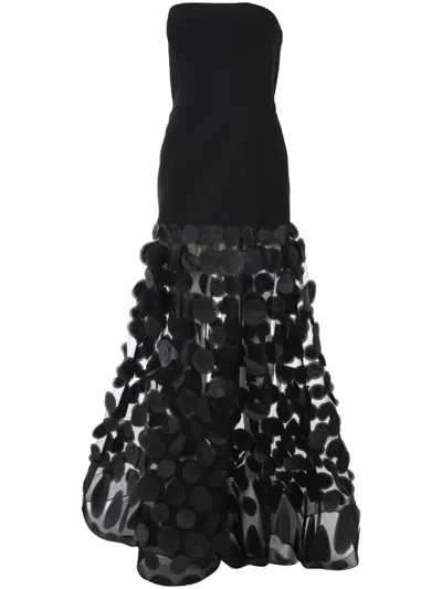 Bronx And Banco Harper Gown In Black