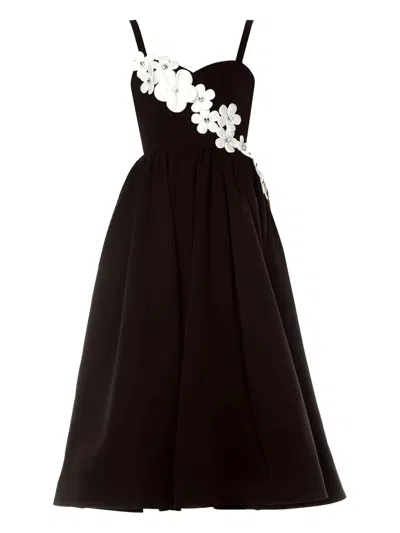 Bronx And Banco Inara Midi Dress In Black