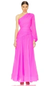 Bronx And Banco Jafari Gown In Pink