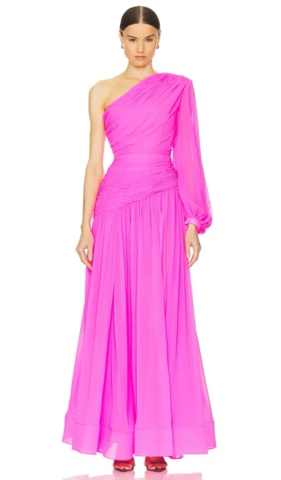 Bronx And Banco Jafari Gown In Pink