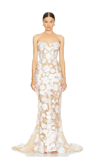 Bronx And Banco Jasmine Bridal Gown In White