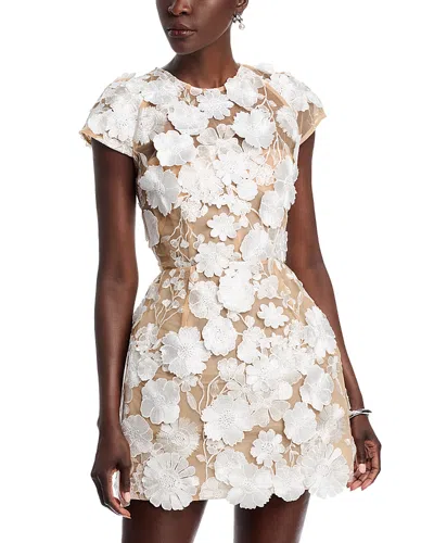Bronx And Banco Jasmine Embellished Mini Dress In White