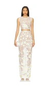 Bronx And Banco Jasmine Two Piece Set In White Multi