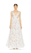Bronx And Banco Lily Gown In White