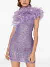Bronx And Banco Lulu Mini Dress In Purple