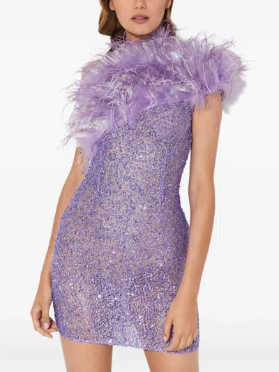 Bronx And Banco Lulu Mini Dress In Purple