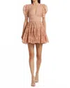 Bronx And Banco Megan Mini Dress In Beige In Pink