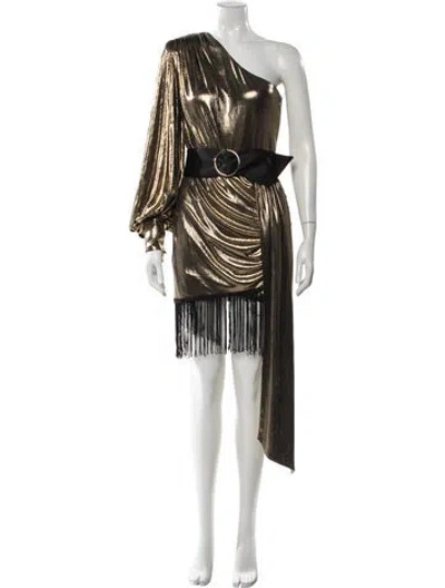 Pre-owned Bronx And Banco One-shoulder Mini Dress In Multi