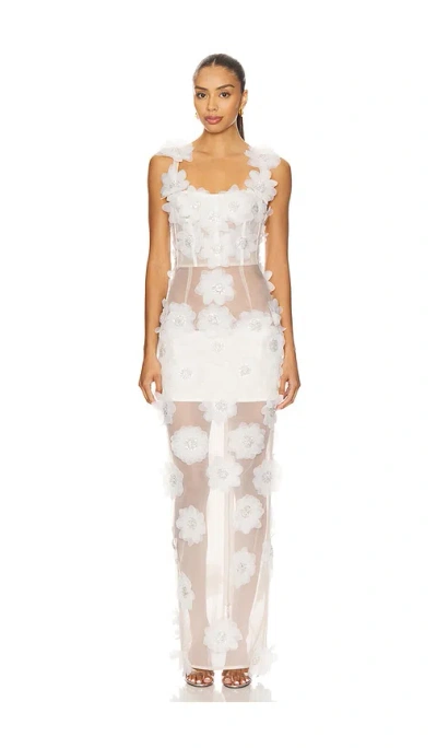 Bronx And Banco Rosalie Maxi Dress In White