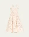Bronx And Banco Sabrina Lace Midi Dress With Bow Details In White
