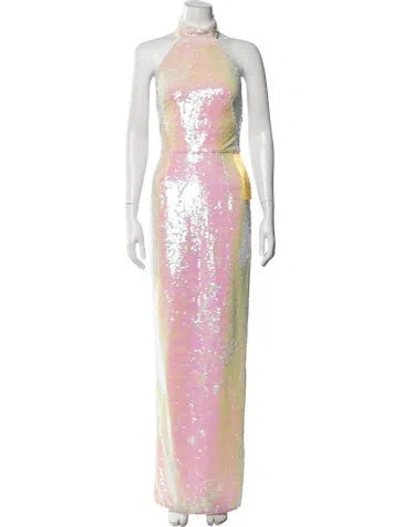 Pre-owned Bronx And Banco Sequin Long Dress