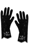 Bronx And Banco Handschuhe Short Lace In Black