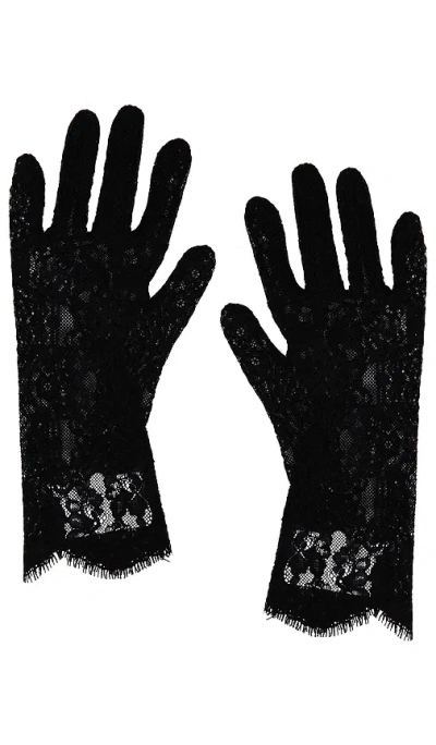 Bronx And Banco Handschuhe Short Lace In Black