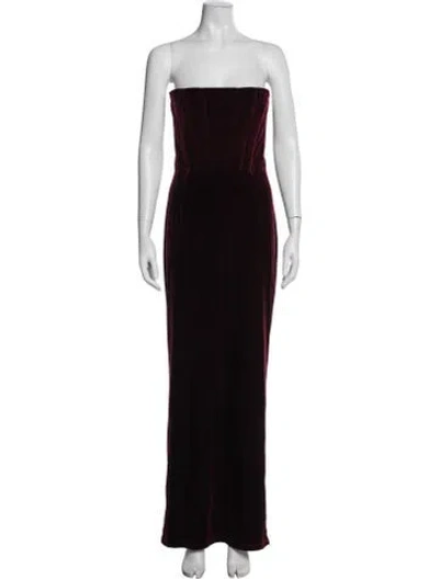 Pre-owned Bronx And Banco Strapless Long Dress In Multi