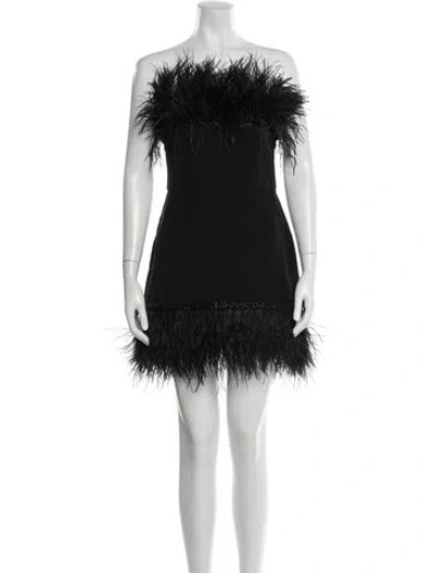 Pre-owned Bronx And Banco Strapless Mini Dress In Black