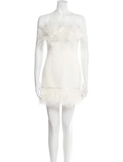 Pre-owned Bronx And Banco Strapless Mini Dress In Neutral