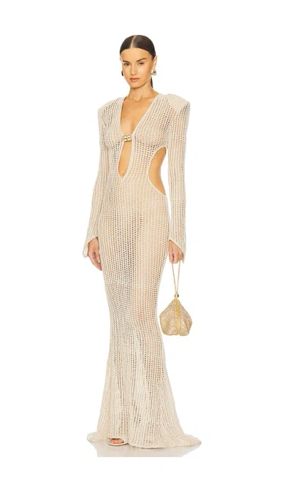 Bronx And Banco Talia Desert Crochet Gown