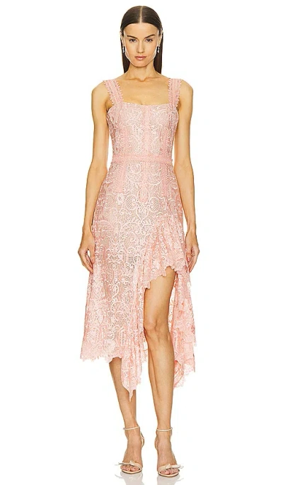 Bronx And Banco Tiffany Blanc Dress In 浅粉色