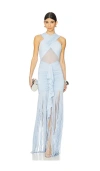 Bronx And Banco Valeria Fringe Maxi Dress