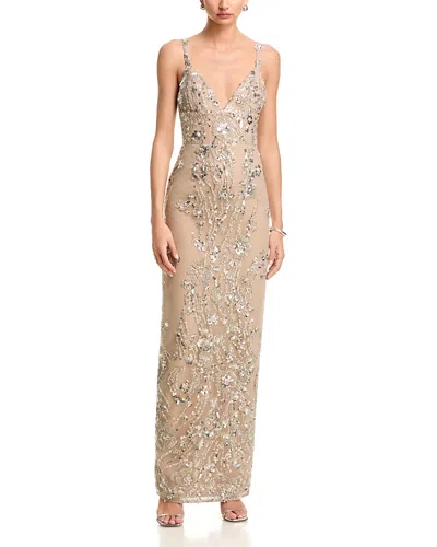 Bronx And Banco Venetian Allegra Embellished Maxi Dress In Multi