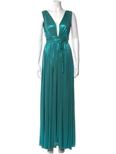 Pre-owned Bronx And Banco V-neck Long Dress