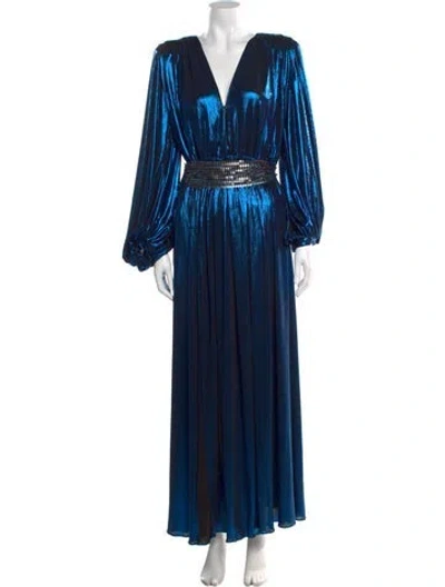 Pre-owned Bronx And Banco V-neck Long Dress