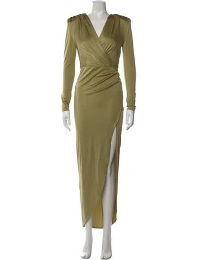 Pre-owned Bronx And Banco V-neck Long Dress