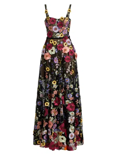 Bronx And Banco Women's Jasmine Multi Floral Maxi Dress