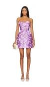 Bronx And Banco X Revolve Jasmine Maraya Mini Dress In Lavender