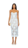 Bronx And Banco X Revolve Jasmine Midi Dress In Powder Blue
