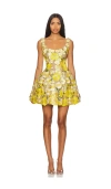 Bronx And Banco X Revolve Jasmine Mini Dress In Yellow