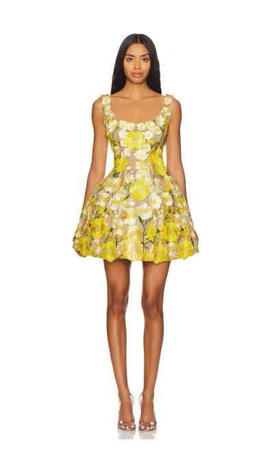 Bronx And Banco X Revolve Jasmine Mini Dress In Yellow