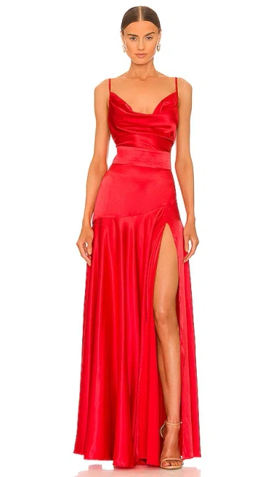 Bronx And Banco X Revolve Leo Maxi Dress In Red