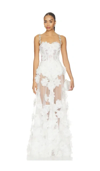 Bronx Banco Anastasia Bridal Gown In White
